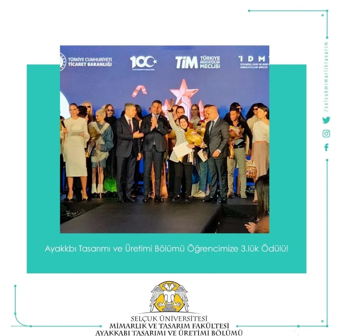 Bölümüze 3.lük Ödülü